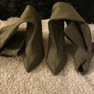 Missguided thigh high high boots